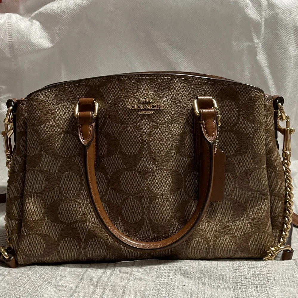 Coach mini signature sage carryall crossbody - Picture 4 of 5